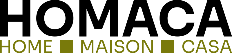 Logo de la marque design d'ameublement HOMACA : Home Maison Casa