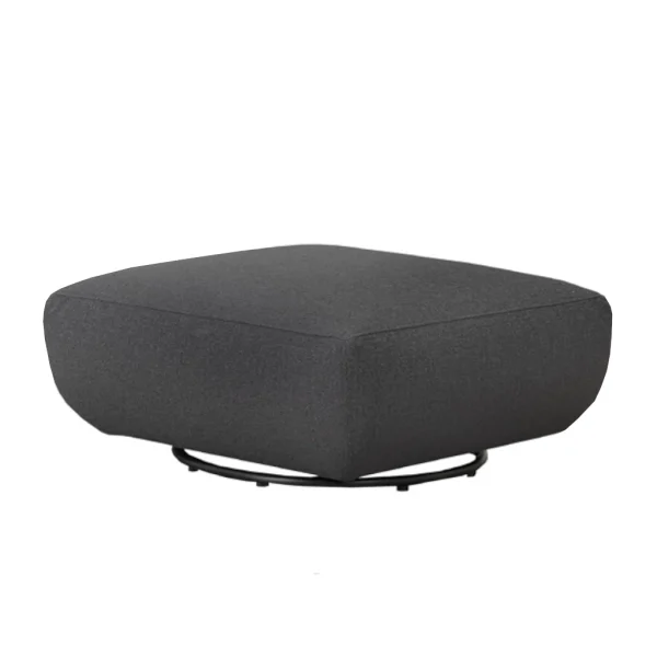 Pouf COAST, revêtement tissu Beryl, couleur Anthracite de Vilmers