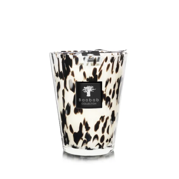 Bougie parfumée PEARLS BLACK de Baobab, taille MAX 24