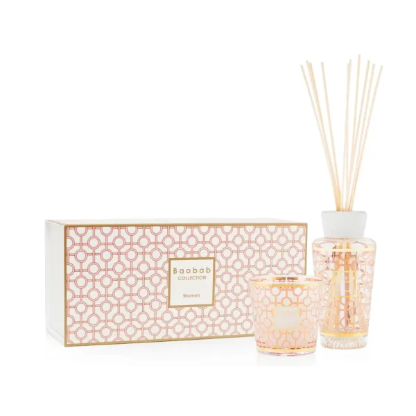 Coffret cadeau My First Baobab (diffuseur et bougie parfumée) WOMEN