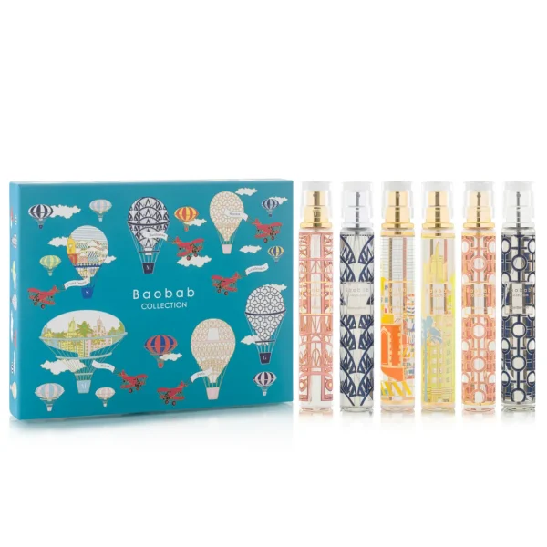 Coffret cadeaux de 6 sprays d'intérieur (Saint-Tropez, Miami, Manhattan, Paris, Women et Gentlemen)