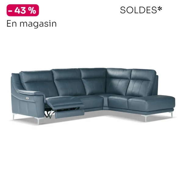 Canapé Nicoletti BUFFALO, soldes d'hiver, remise de 43 % en magasin